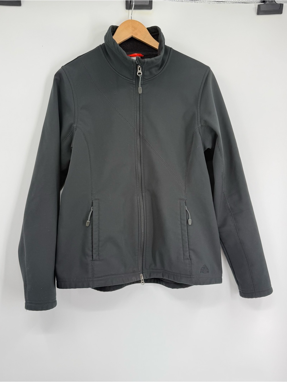 Nike ACG Jacket Womens L Black Softshell Fleece Lined Hiking Full Zip Outdoor - Picture 7 of 8